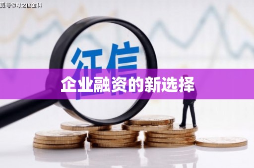 水城企业融资的新选择