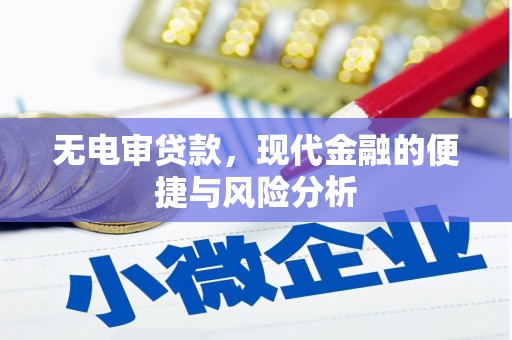 水城无电审贷款，现代金融的便捷与风险分析