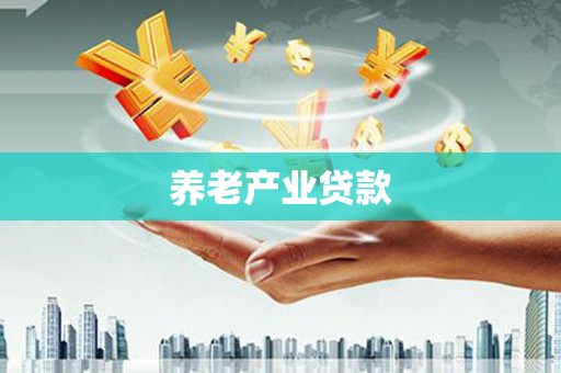 水城养老产业贷款