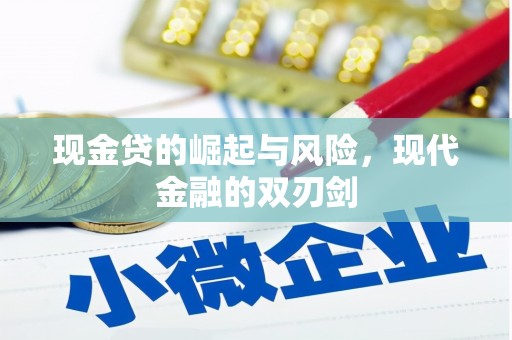 水城现金贷的崛起与风险，现代金融的双刃剑