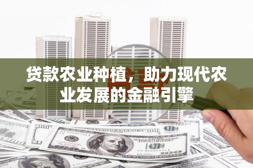 水城贷款农业种植，助力现代农业发展的金融引擎