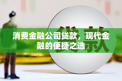 水城消费金融公司贷款，现代金融的便捷之选