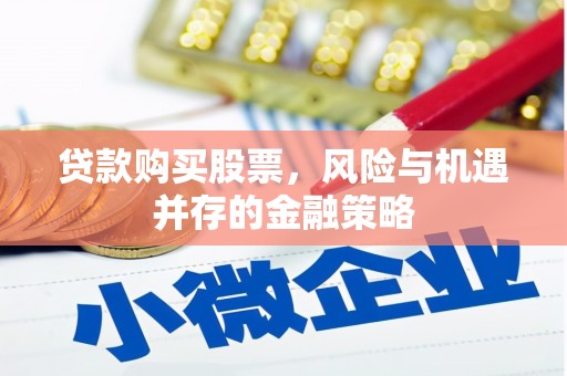 水城贷款购买股票，风险与机遇并存的金融策略