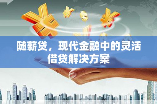 水城随薪贷，现代金融中的灵活借贷解决方案