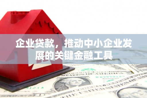 水城企业贷款，推动中小企业发展的关键金融工具
