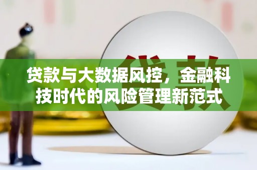 水城贷款与大数据风控，金融科技时代的风险管理新范式