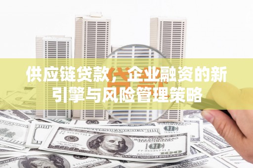 水城供应链贷款，企业融资的新引擎与风险管理策略