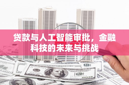 水城贷款与人工智能审批，金融科技的未来与挑战