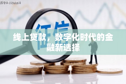 水城线上贷款，数字化时代的金融新选择