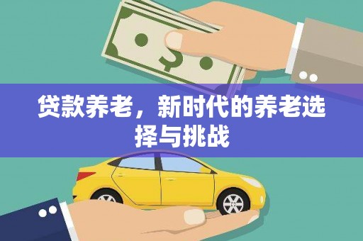 水城贷款养老，新时代的养老选择与挑战