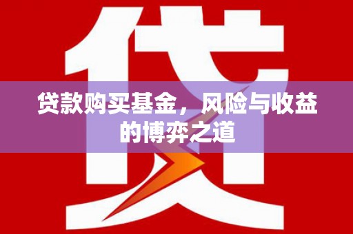 水城贷款购买基金，风险与收益的博弈之道