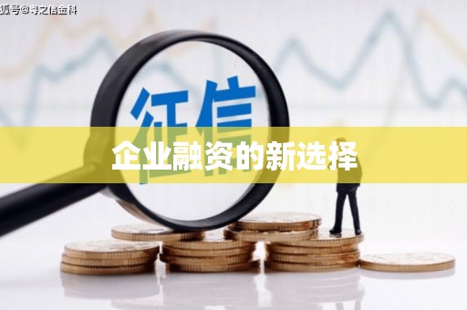 水城企业融资的新选择