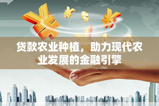 水城贷款农业种植，助力现代农业发展的金融引擎