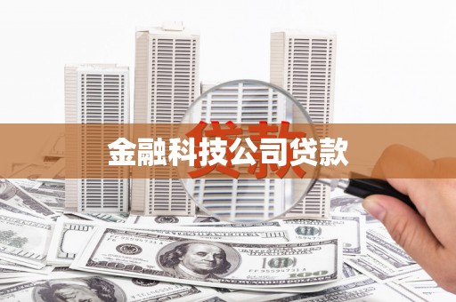 水城金融科技公司贷款