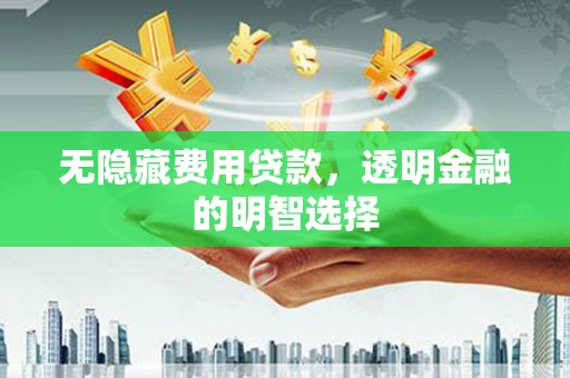 水城无隐藏费用贷款，透明金融的明智选择