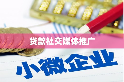 水城贷款社交媒体推广