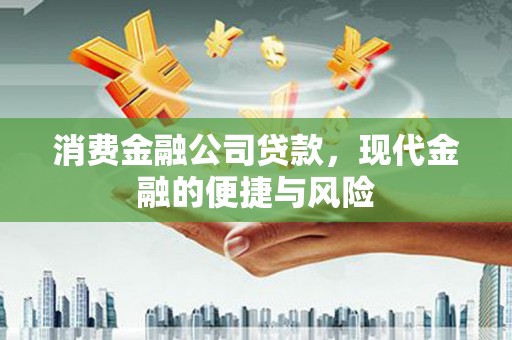 水城消费金融公司贷款，现代金融的便捷与风险