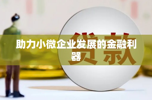 水城助力小微企业发展的金融利器