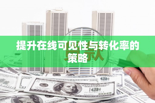 水城提升在线可见性与转化率的策略
