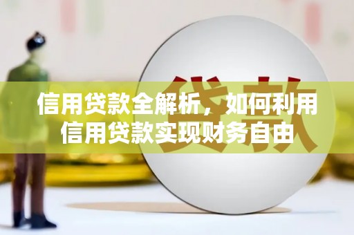 水城信用贷款全解析，如何利用信用贷款实现财务自由