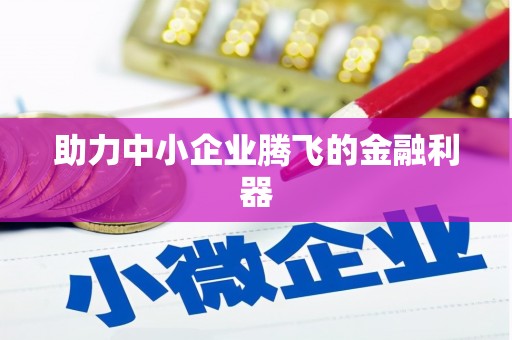 水城助力中小企业腾飞的金融利器
